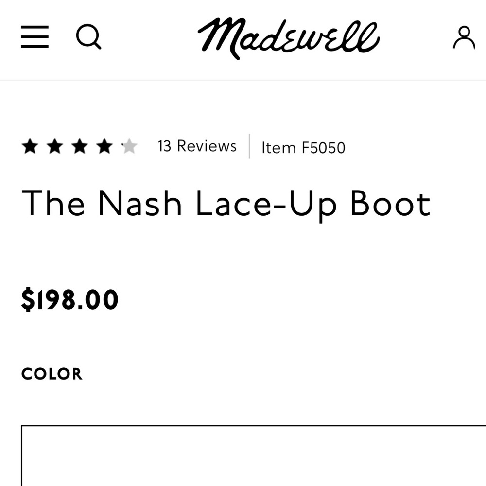 Madewell The Nash Lace-Up Boot - Picture 13 of 13